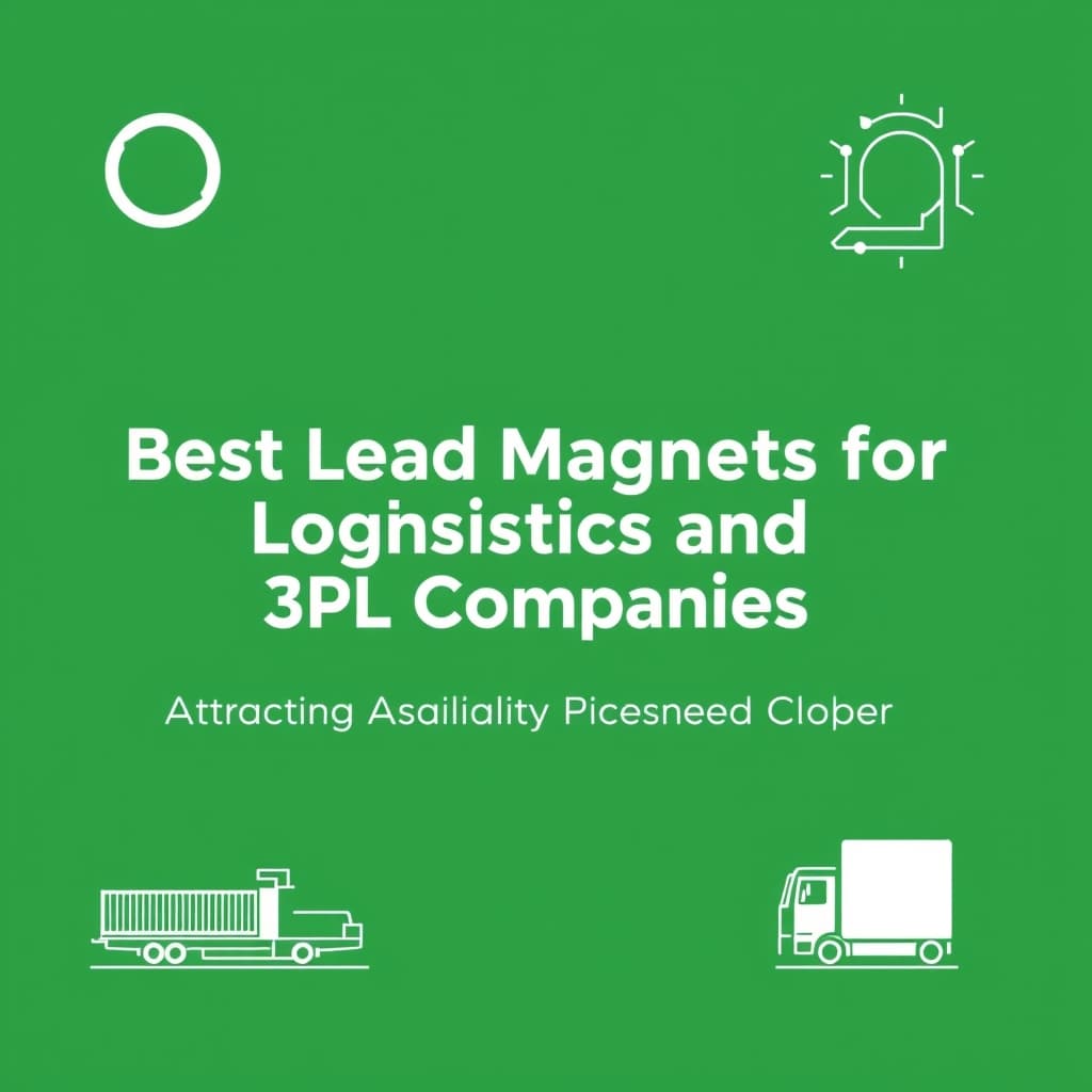 Best Lead Magnets for Logistics and 3PL Companies: Attracting High-Quality Freight Leads