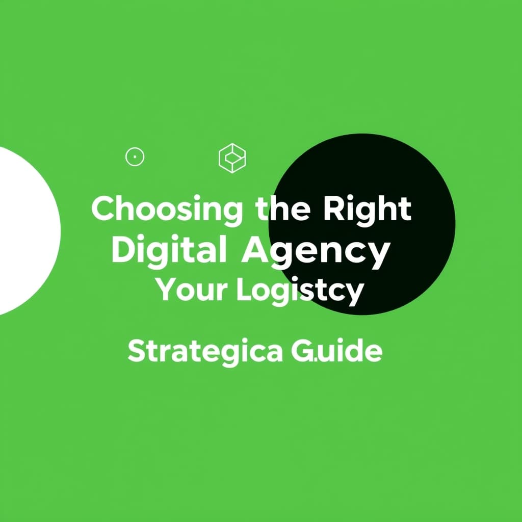 Choosing the Right Digital Agency for Your Logistics Company: A Strategic Guide